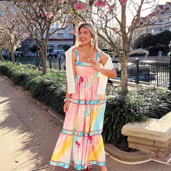 Hunter Bell Rita Dress Multi Flower - Picture 2 of 10